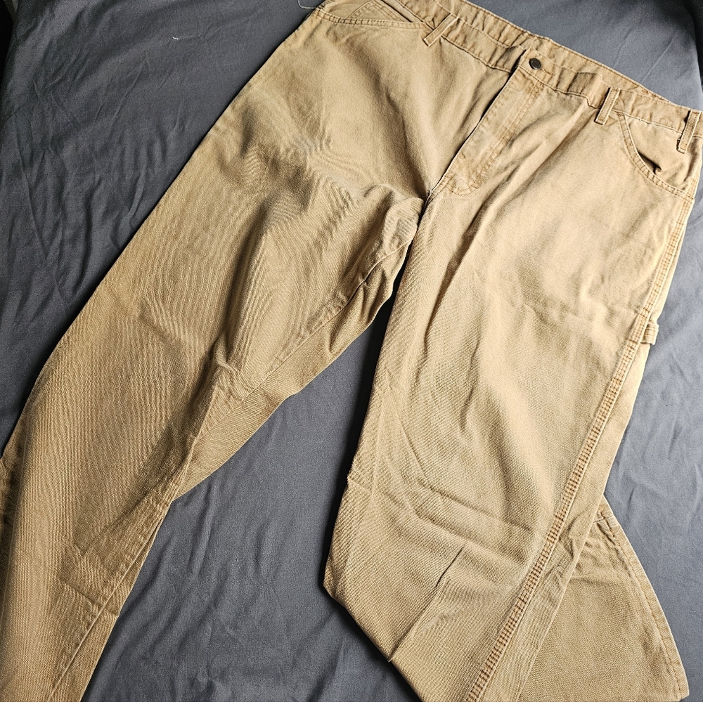 💥Dickies Mens Relaxed Fit Heavyweight Duck Carpenters Work Pants Size 40x32